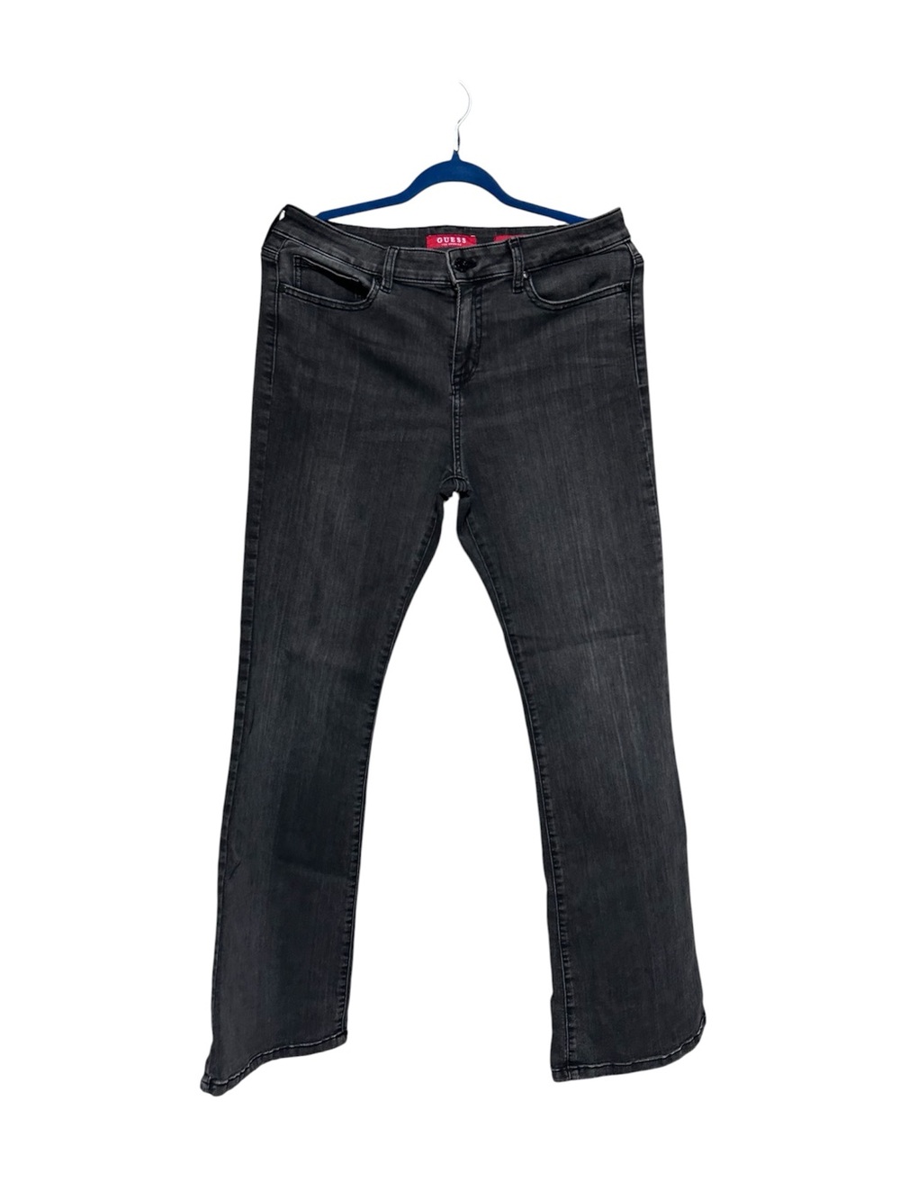 Guess Black Bootcut Jeans | Size L | Mid Rise Bootcut | Stretch Denim